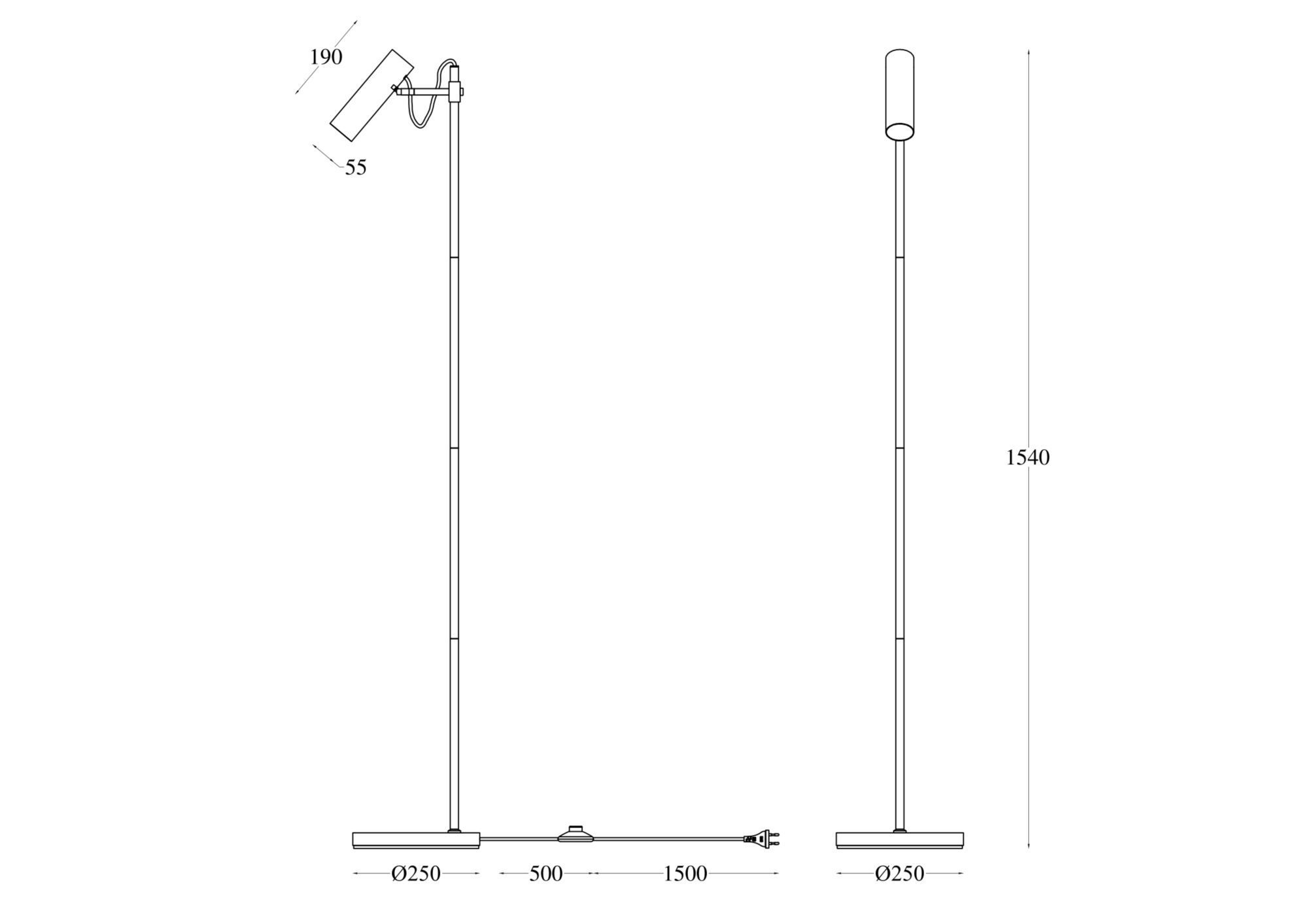 Торшер Maytoni MOD129FL-01W