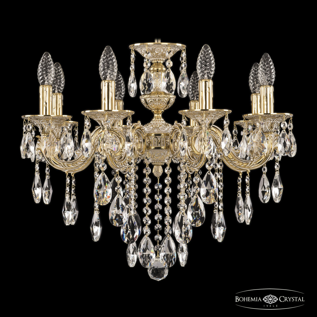 Люстра бронзовая с хрусталём 71201/8/175 B GW