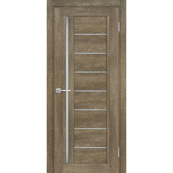 Межкомнатная дверь Graf ТЕХНО-801 белый сатинат Бруно (1900 х 550)