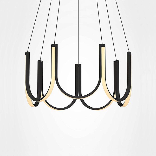 Подвесная люстра U-SERIES for Arpel D100 Black by ImperiumLoft