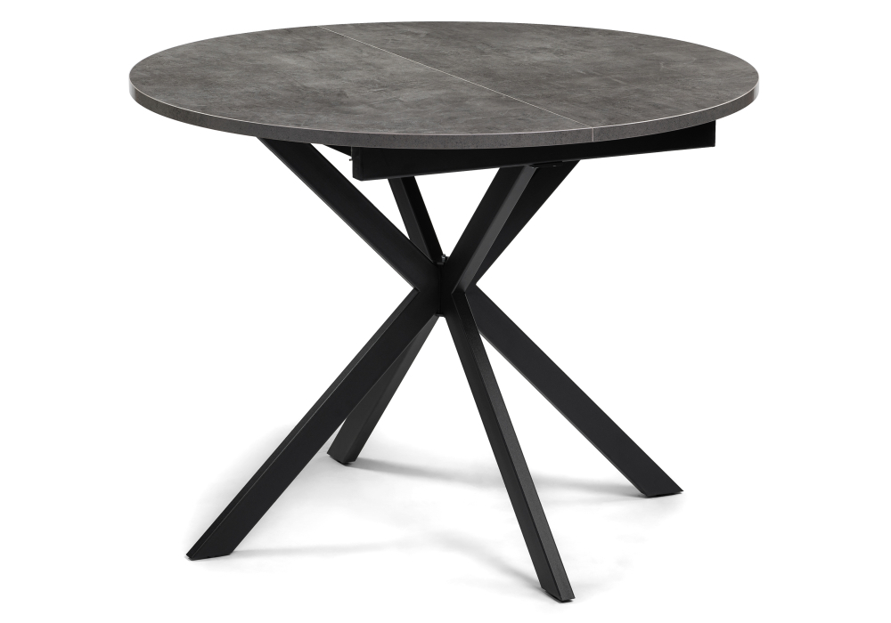 Стол деревянный Woodville Сурео 2 камень темный / черный 514790