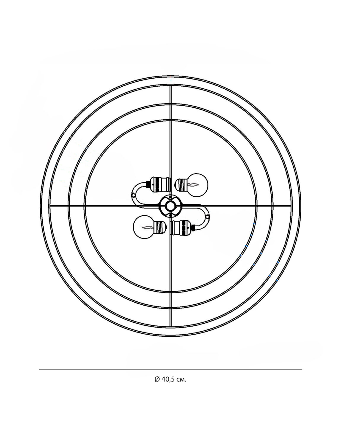 Серая люстра Вирджил Louvre Home P7552PC