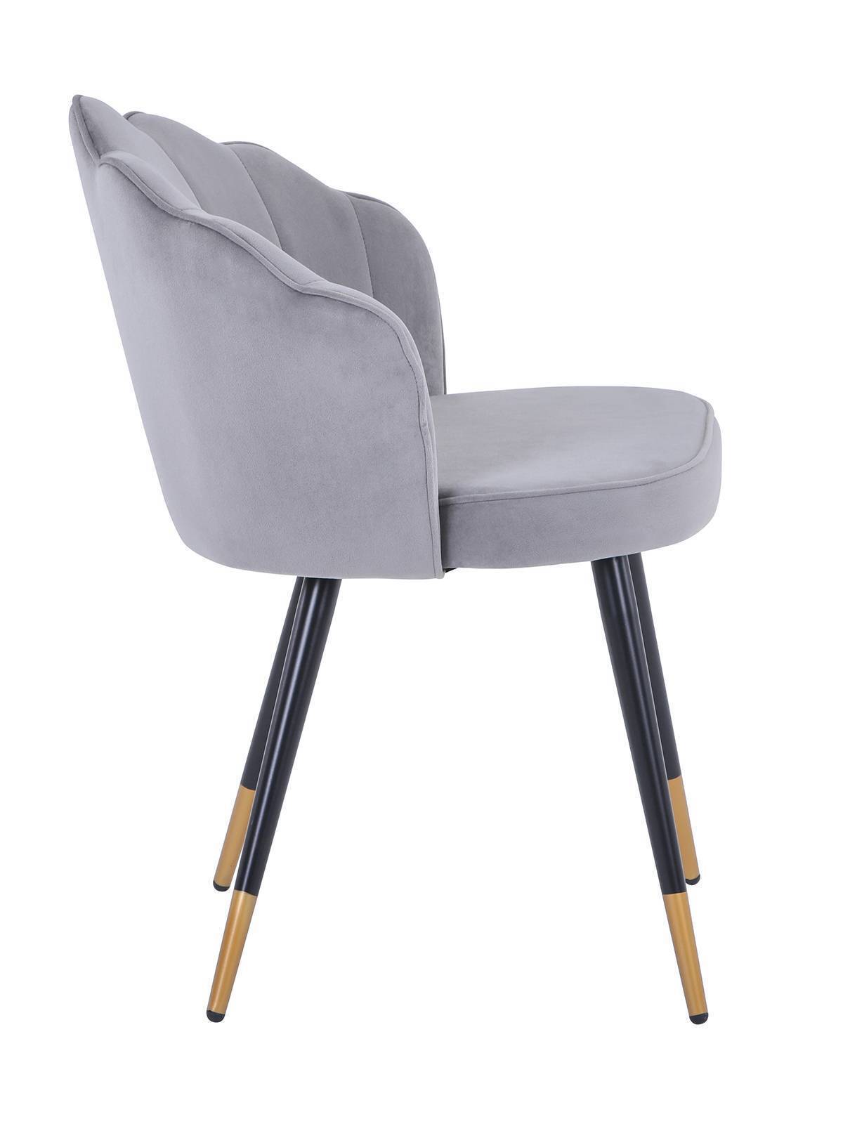 Стул Камилла велюр серый Stool Group