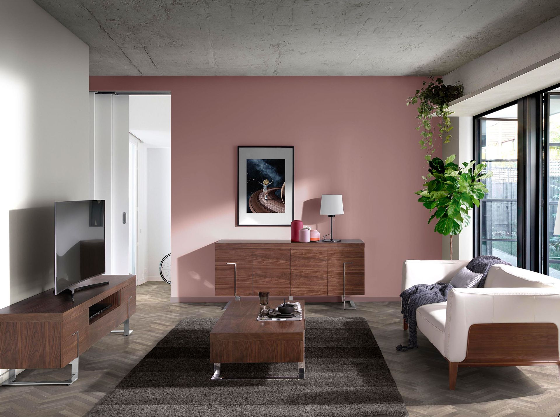 Сервант MK2103SB /3221 из орехового дерева и хромированной стали Angel Cerda