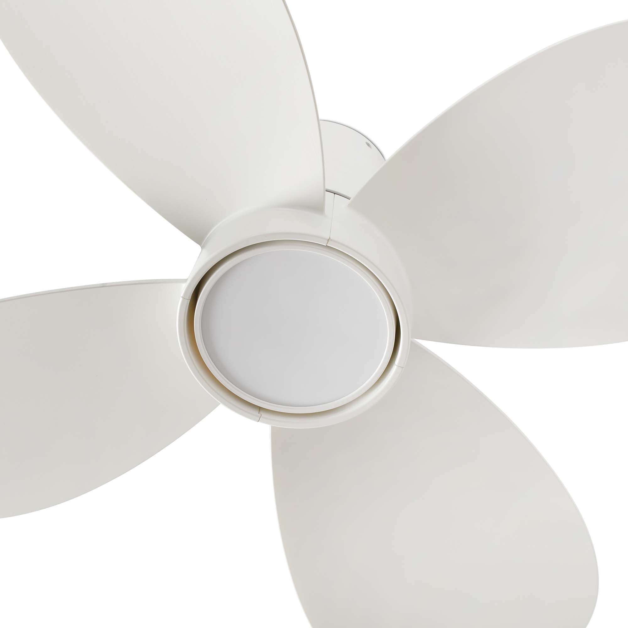 Потолочный вентилятор KLOVER S Ш800mm белый 4 PALAS 18W LED CCT DIM Faro