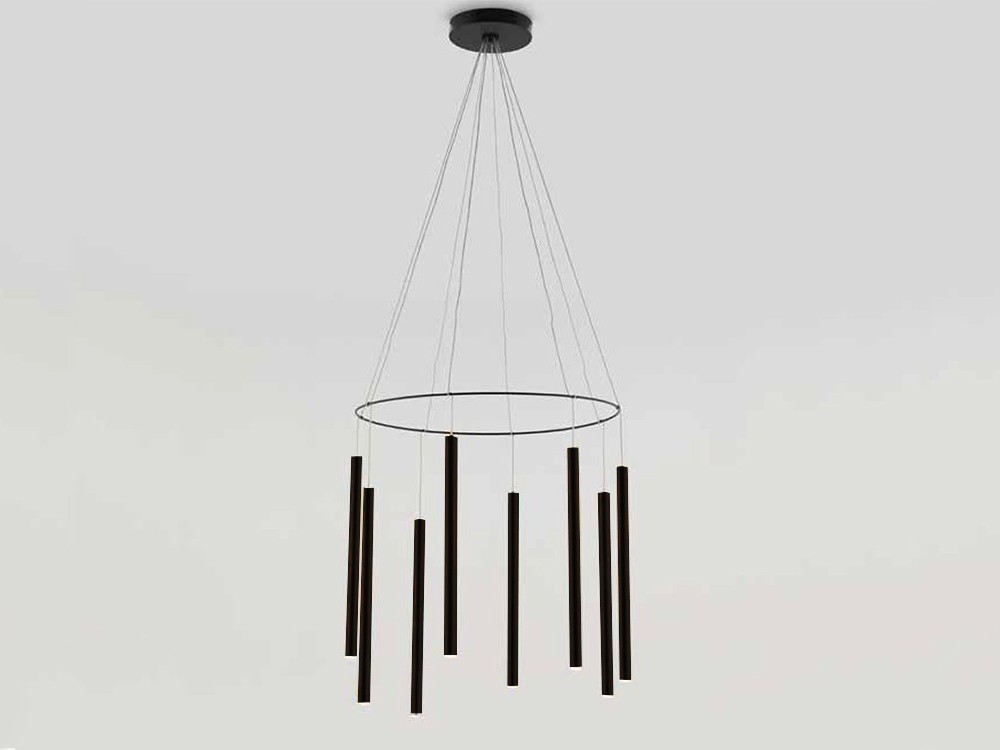 Люстра Mika Multi 8L черный матовый Aromas del Campo