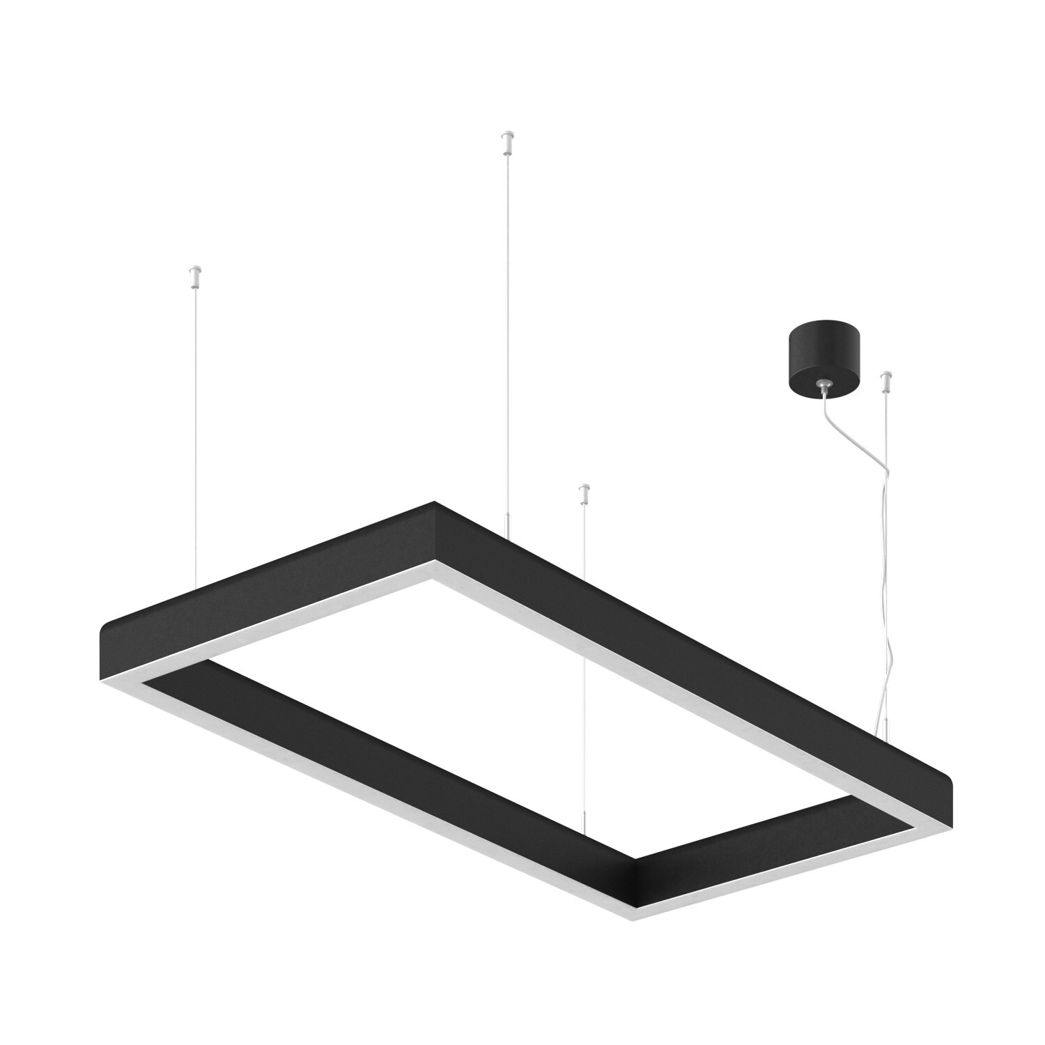 Подвесной светодиодный светильник Ledron SKYLINE HL 340х670 Black 4000K