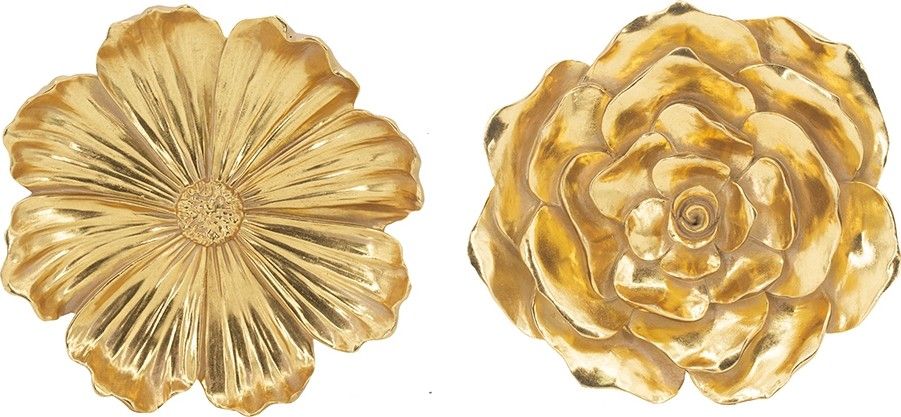 Декор настенный Цветы, набор Glasar 78738-GOLD-DS