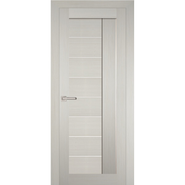 Межкомнатная дверь Graf PS-17 белый сатинат Перламутровый дуб (2000 х 800)