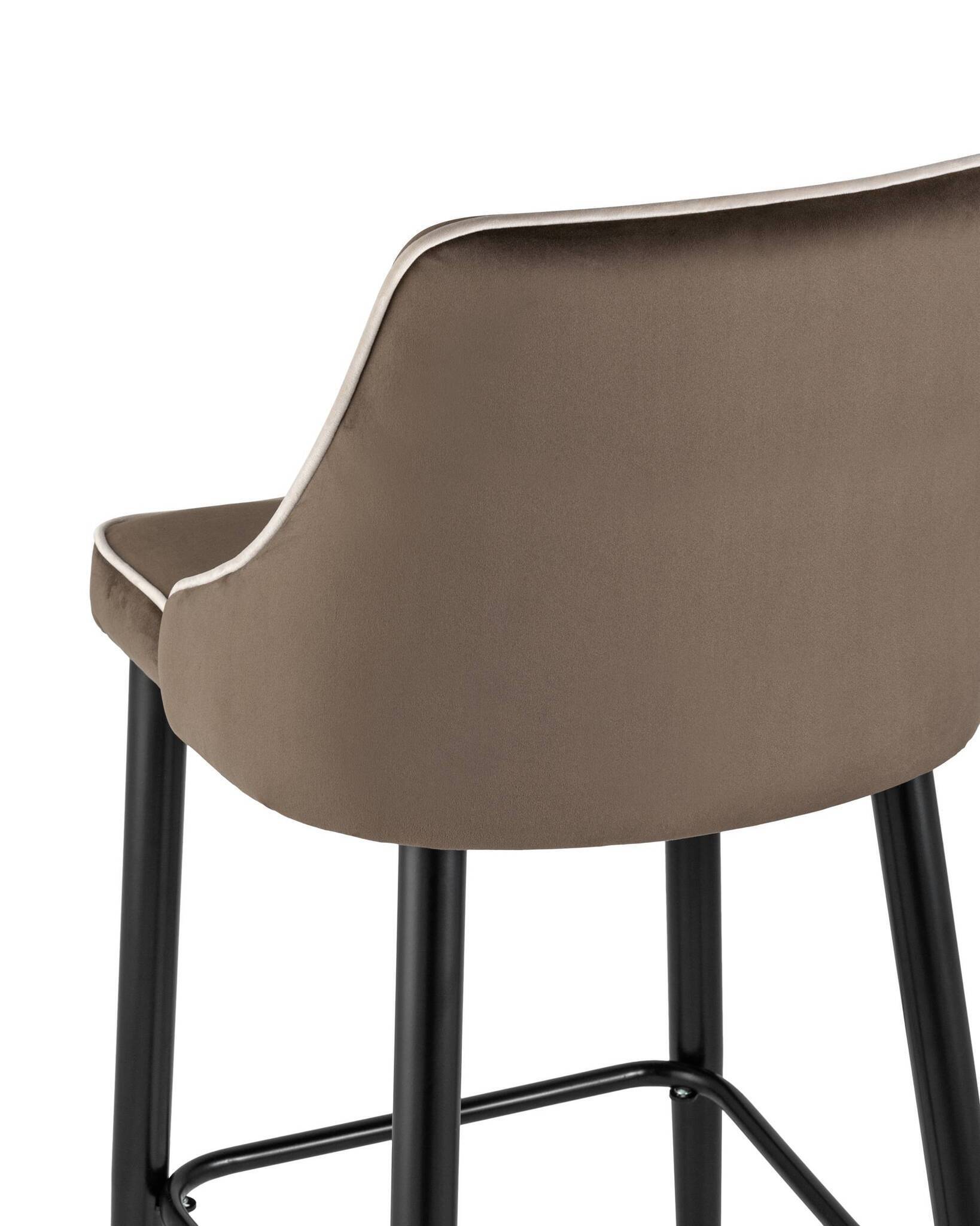 Стул барный Коби велюр коричневый Stool Group