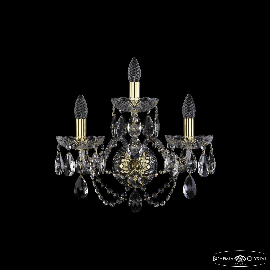 Бра хрустальные 1406B/2+1/160/XL G