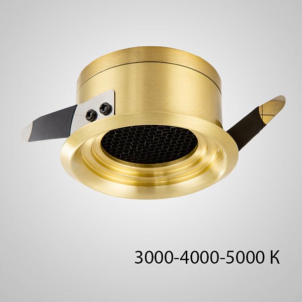 Точечный светильник BIO Brass 5W Трехцветный свет by ImperiumLoft