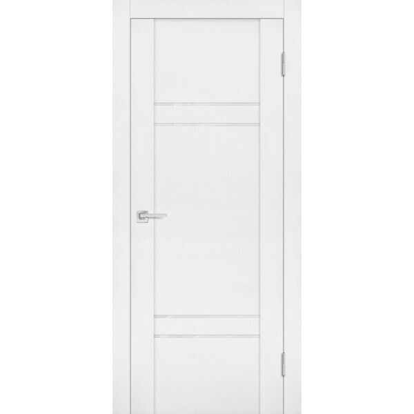 Межкомнатная дверь Graf PST-5 белоснежный лакобель белый бархат (1900 х 550)