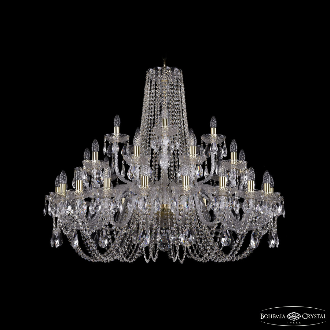 Люстра хрустальная 1402/20+10+5/400 G