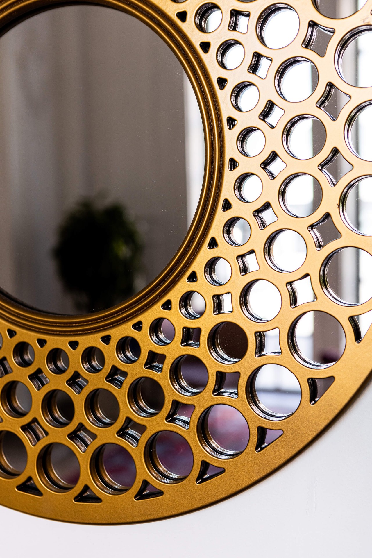 Зеркало BountyHome Round Gold mv411-gold