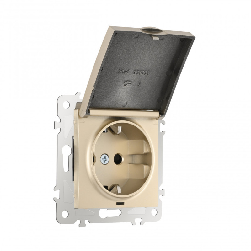 Розетка Arte Milano 206.41-1.shampan