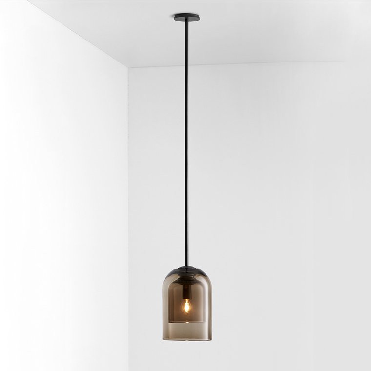 Подвесной светильник ARIA 3 lamps Plank Amber by ImperiumLoft