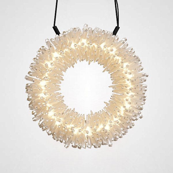 Подвесной светильник ROSLYN RING chrome D 40 by ImperiumLoft