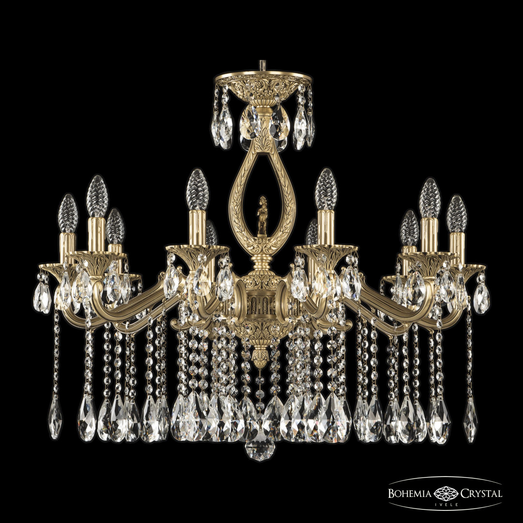 Люстра бронзовая с хрусталём 72402/10/250 A FP FH1M