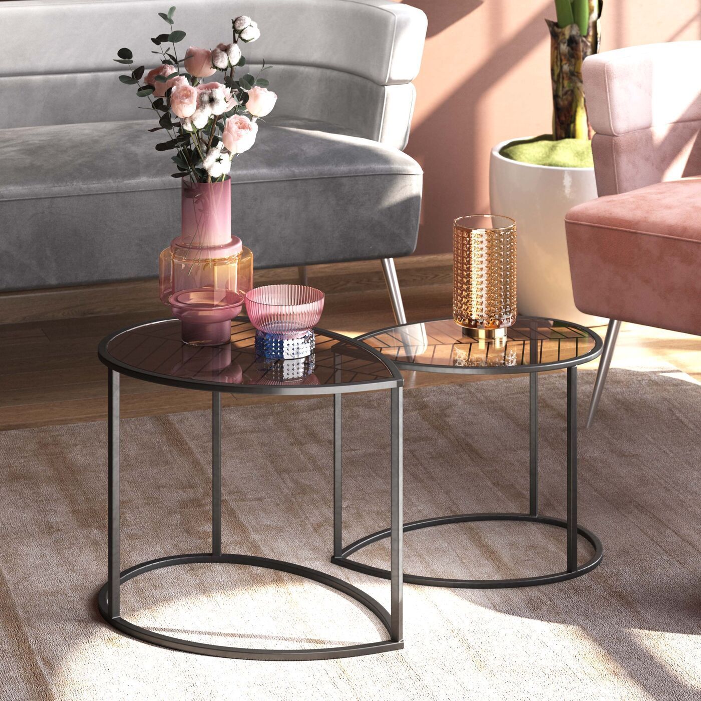 Столик приставной KARE Leaf 85791