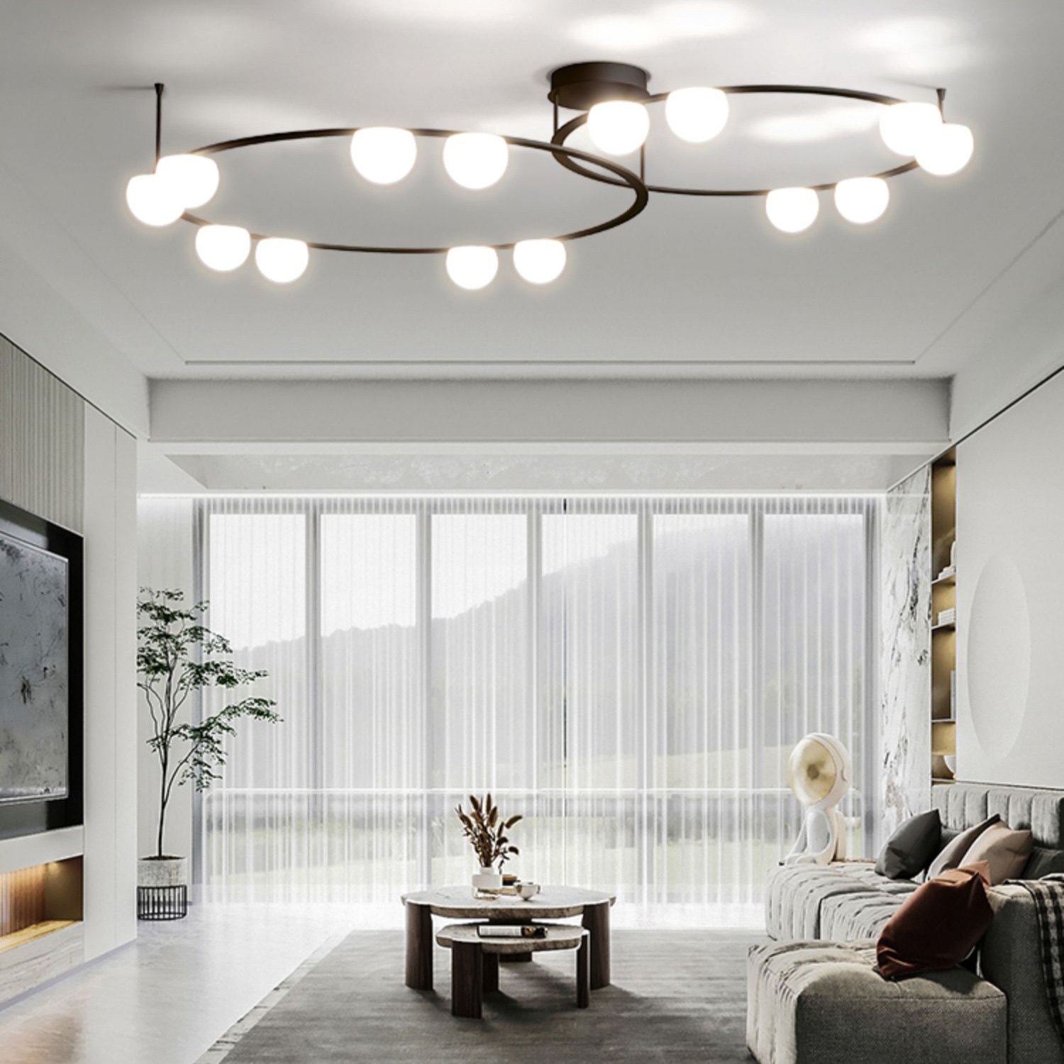Потолочная люстра ARCANUM B DUO by ImperiumLoft