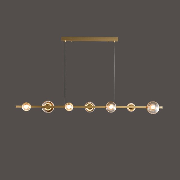 Подвесной светильник BOOSTER LONG L140 Brass by ImperiumLoft