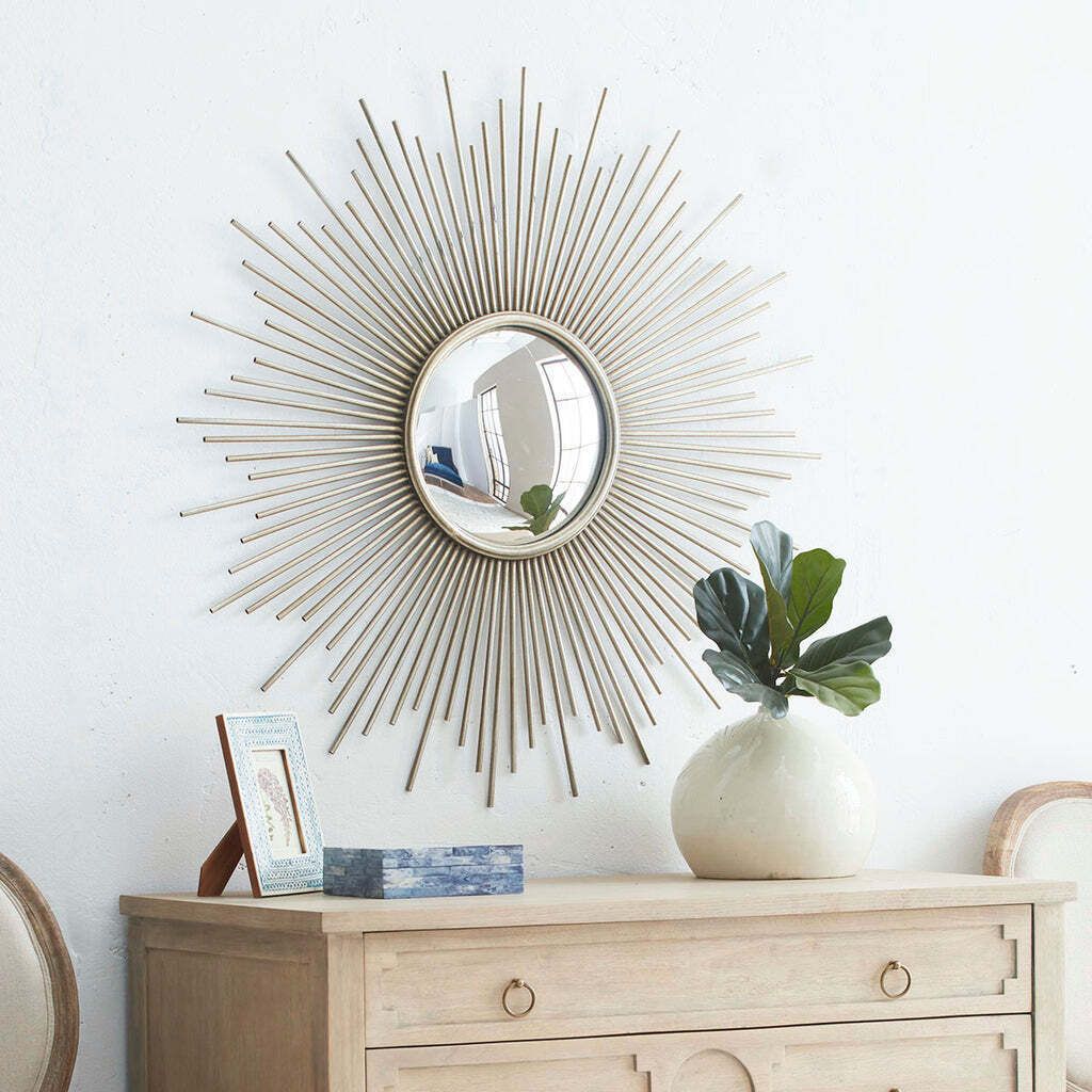 Настенное круглое зеркало в раме Брук Louvre Home LHMF12S