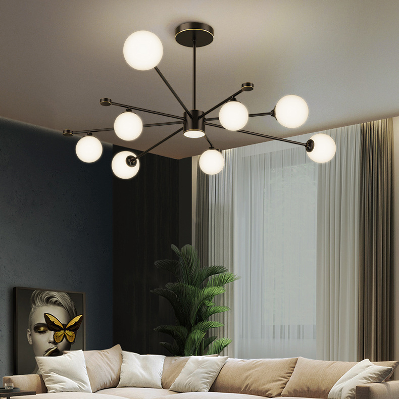 Потолочная люстра LEAGUE L9 Black by ImperiumLoft