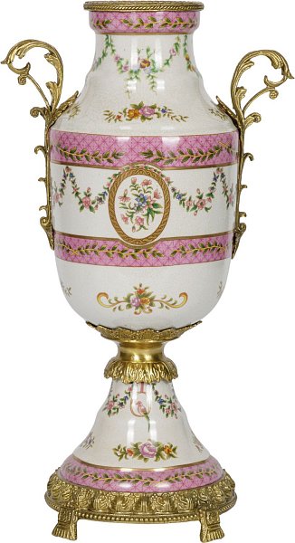 Ваза с ручками Glasar J722EC/HX0462