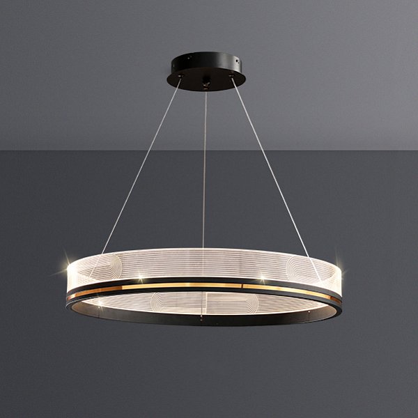 Подвесная люстра DILEMMA D40 Black by ImperiumLoft