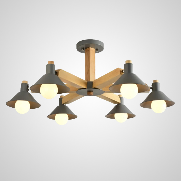 Люстра на штанге HORN B D84 Gray by ImperiumLoft