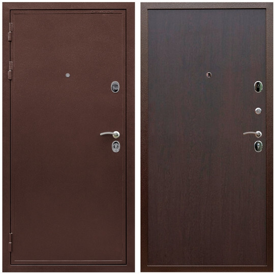 Дверь входная Graf Престиж 2 Антик медь / МДФ 6 мм ПЭ Венге