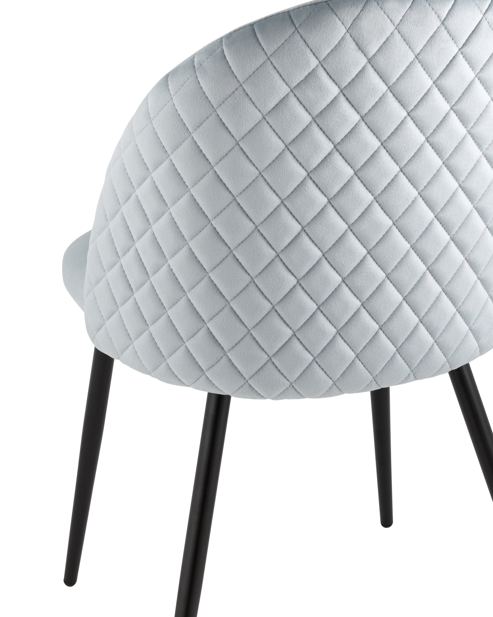 Стул Lilly велюр серо-голубой Stool Group