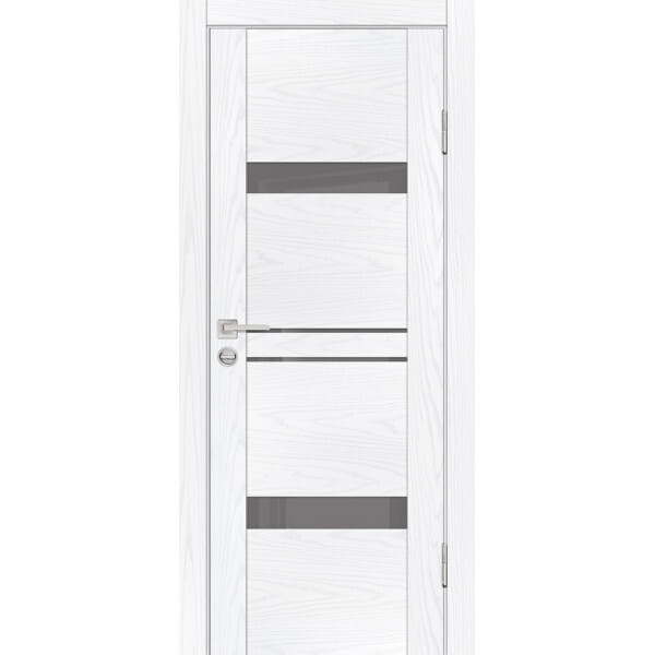 Межкомнатная дверь Graf PSM-12 серый лакобель Дуб скай белый (2000 х 800)