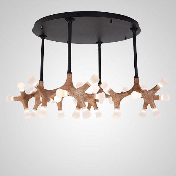 Потолочная люстра SANTANA CH D130 Light brown by ImperiumLoft