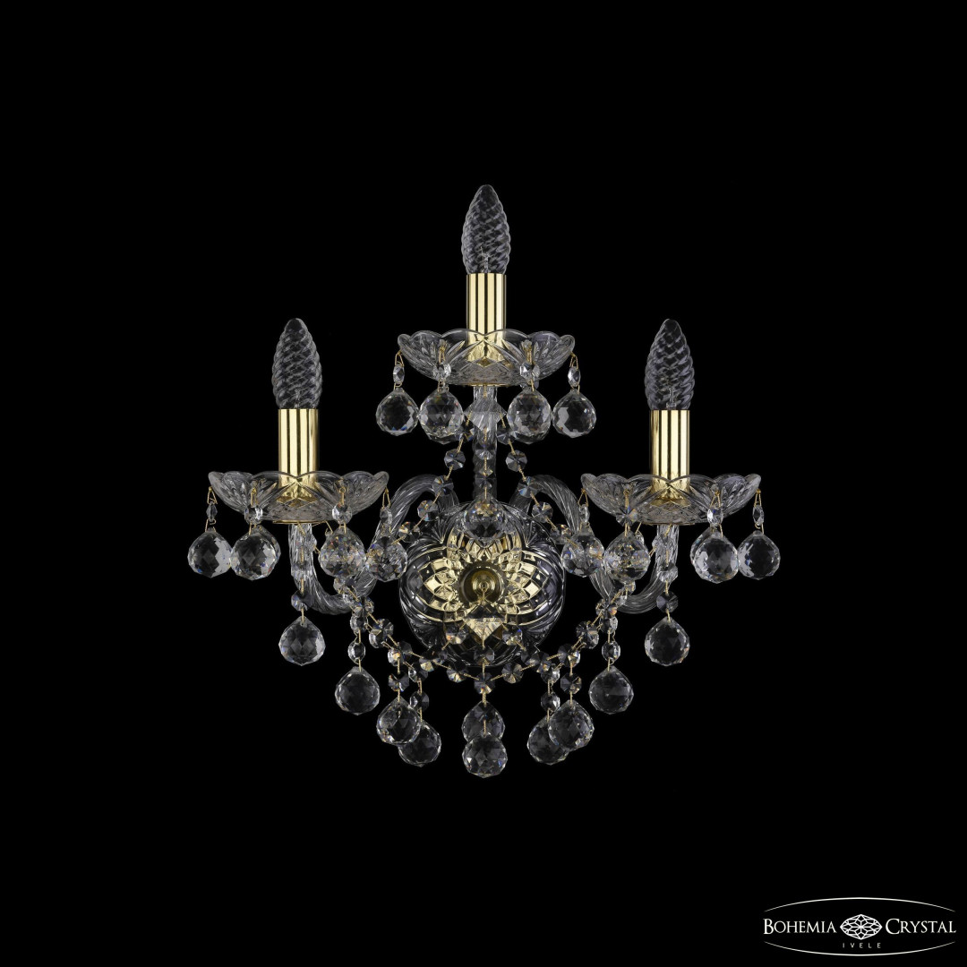 Бра хрустальные 1409B/2+1/160/XL G