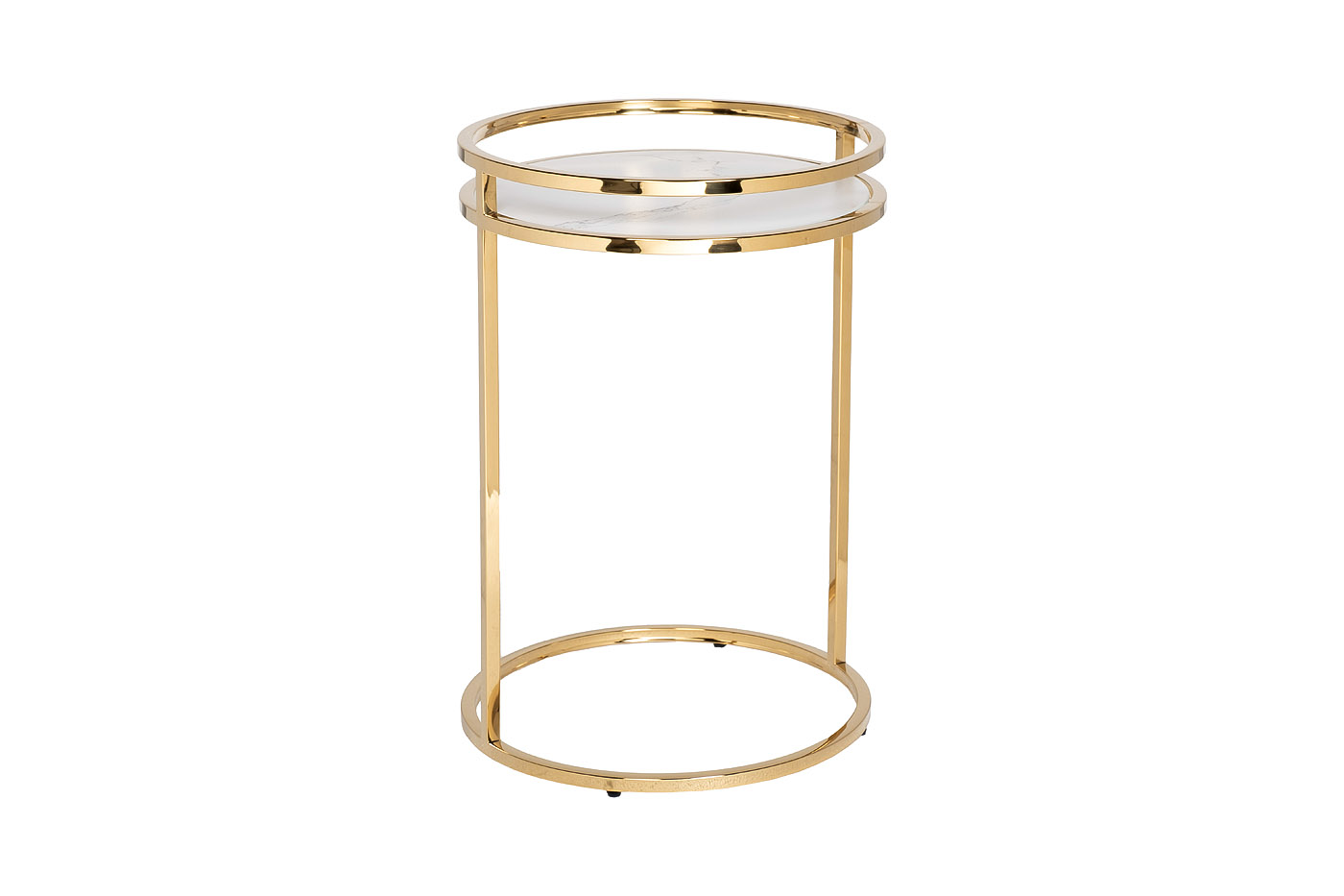 Столик журнальный мраморное стекло/золото Garda Decor 47ED-07901