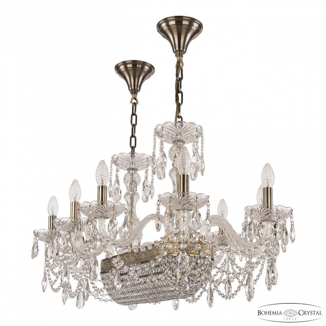 Люстра хрустальная 1453/10/195/600 FP Bohemia Ivele Crystal