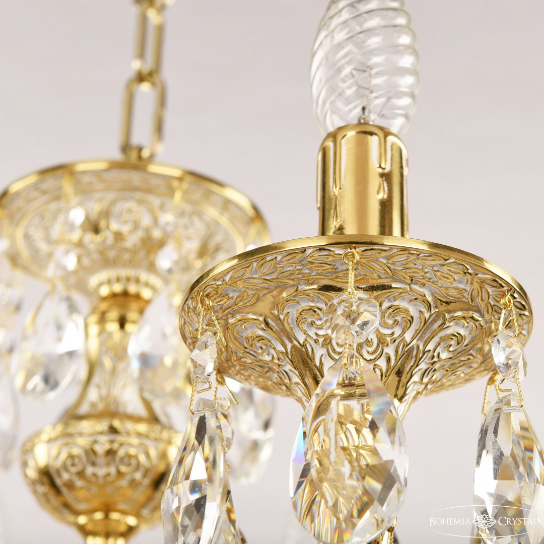 Люстра бронзовая с хрусталём 71201/8/175 B GW