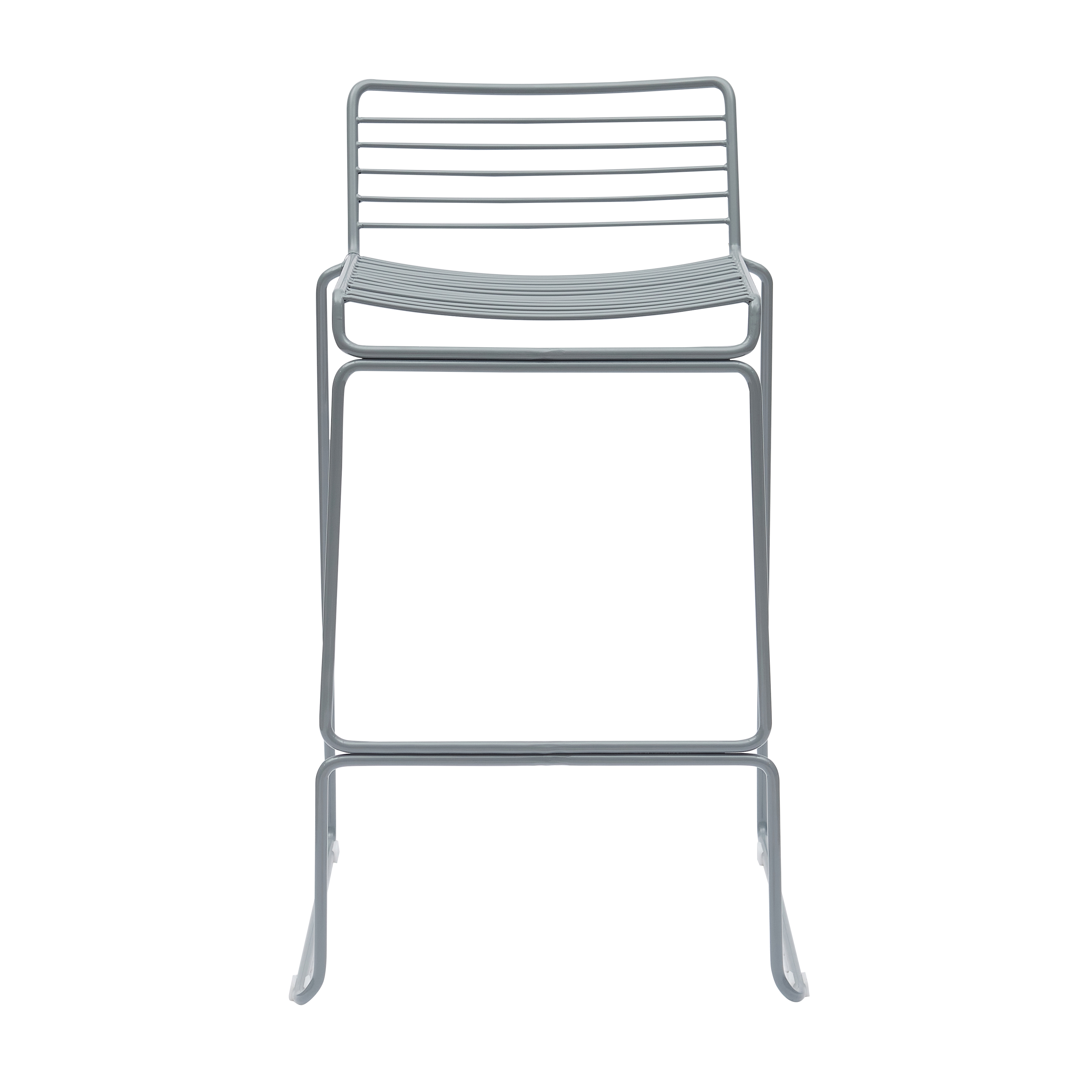 Стул полубарный Danny серый с подушкой Stool Group