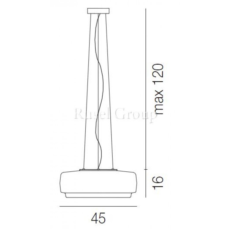 Подвесной светильник Vistosi BOT SP 45