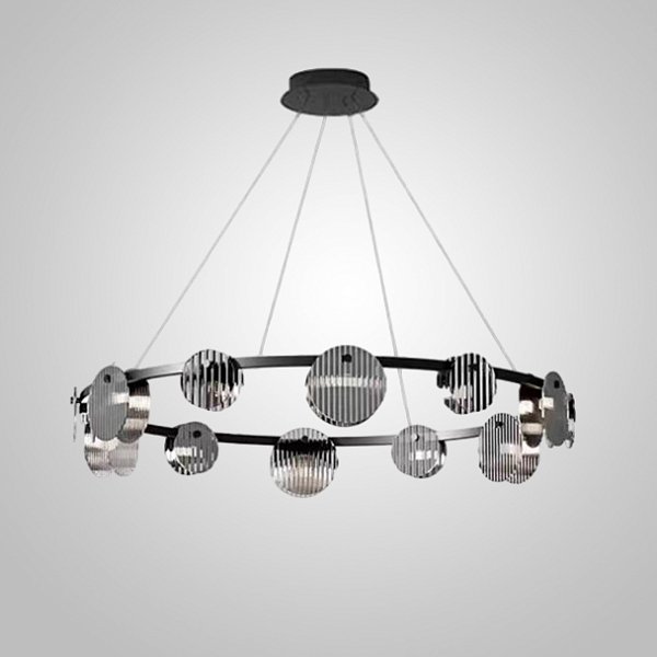 Подвесная люстра RUTGER R D100 Black by ImperiumLoft