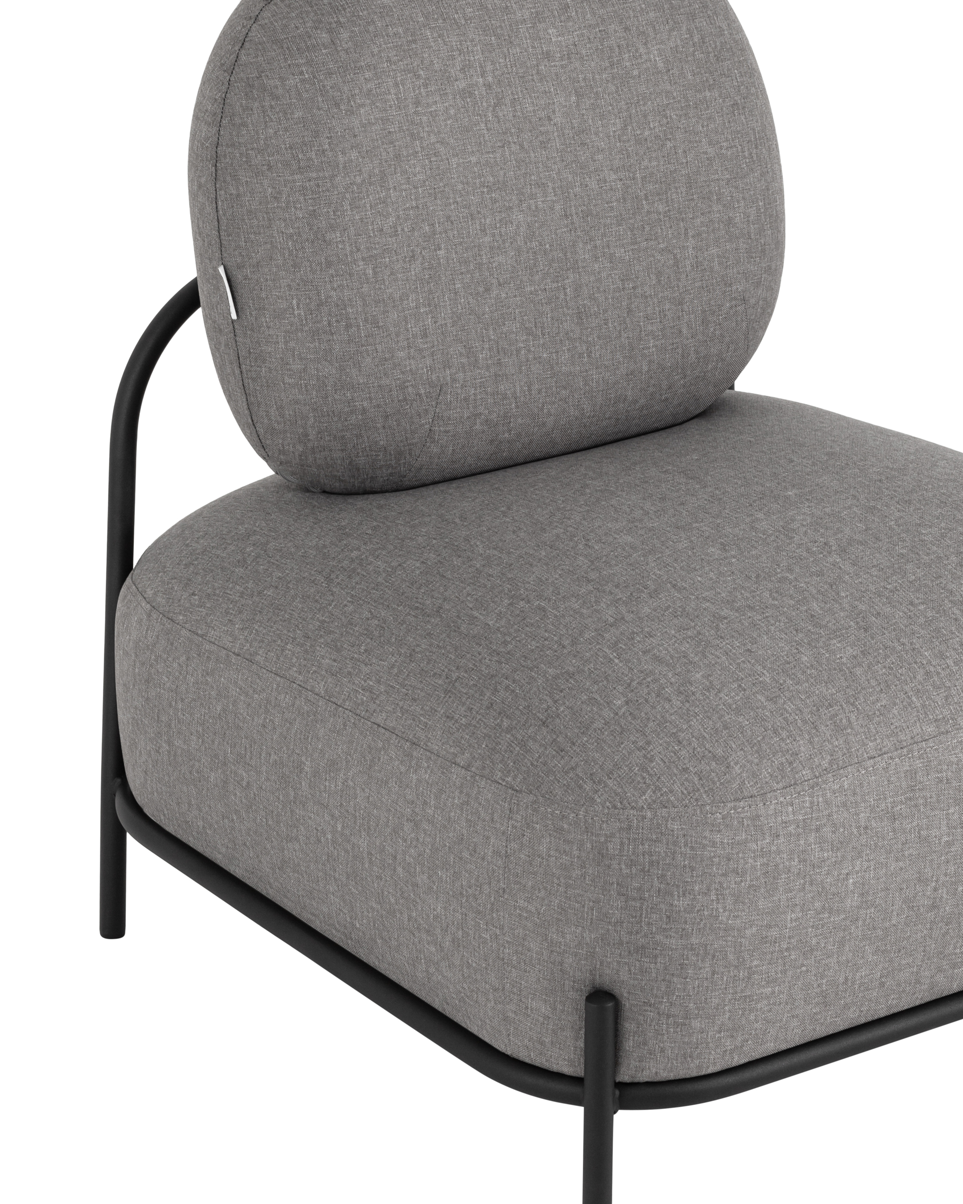Кресло Стоун рогожка серый Stool Group