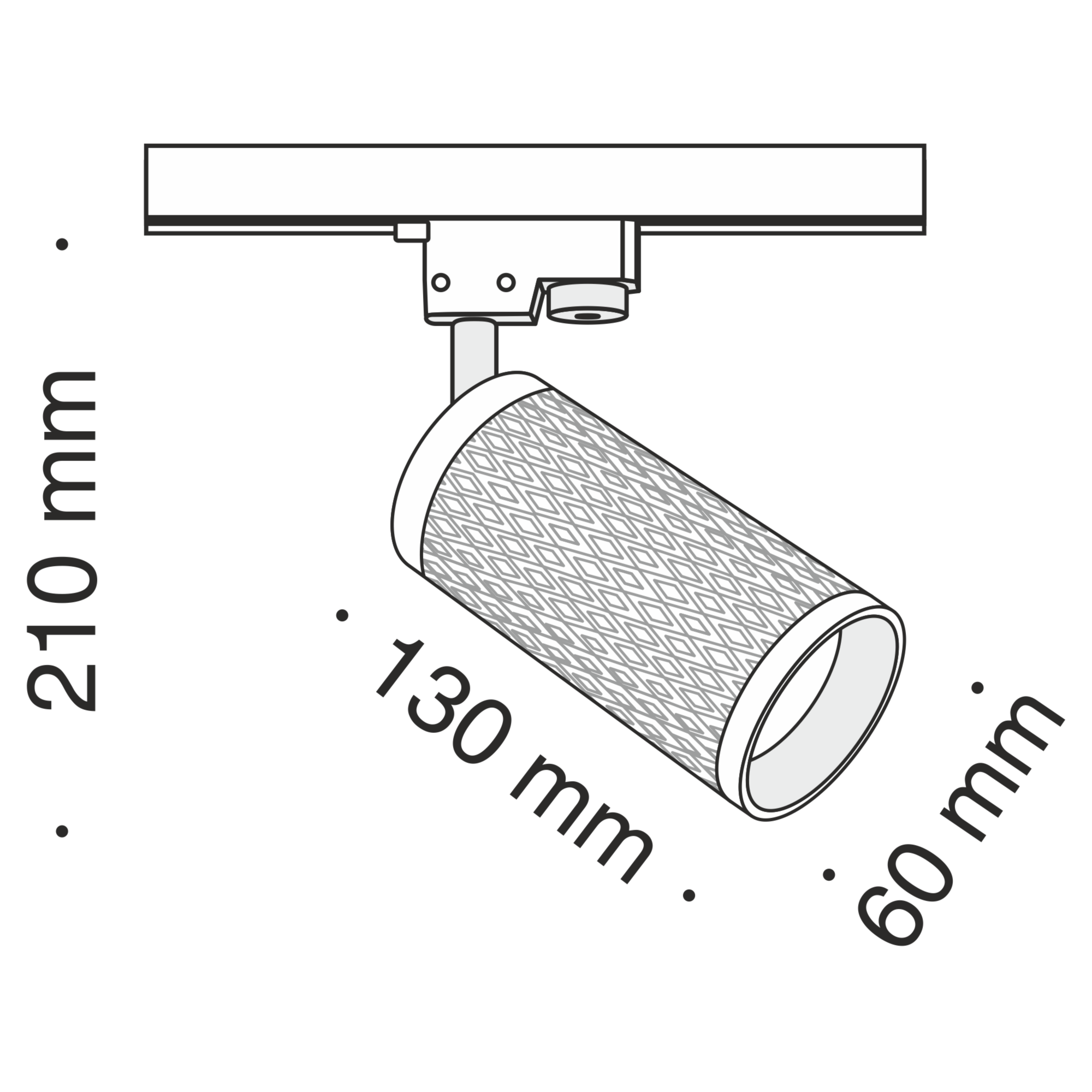 Трековый светильник Maytoni TR011-1-GU10-W