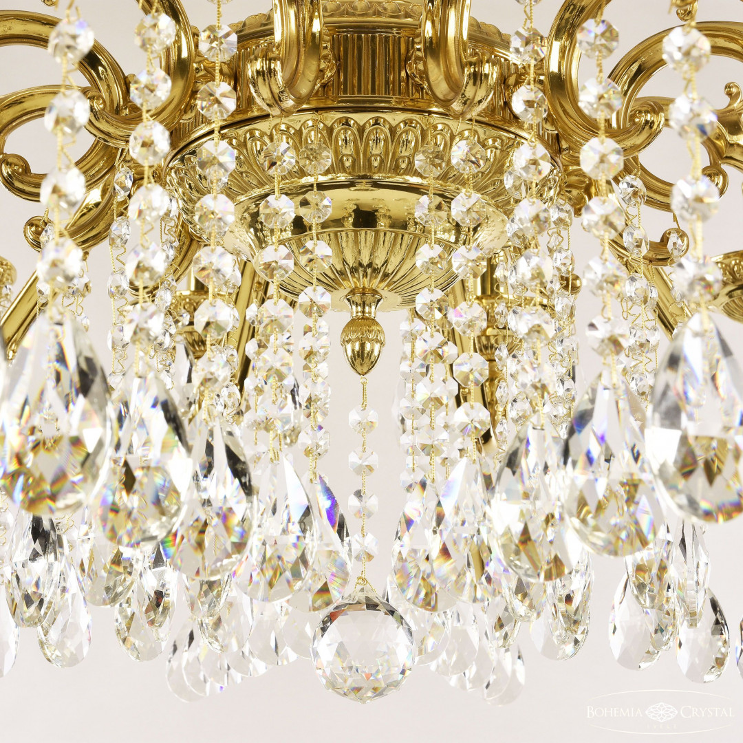 Люстра бронзовая 75402/12/300 A G FS1M Bohemia Ivele Crystal