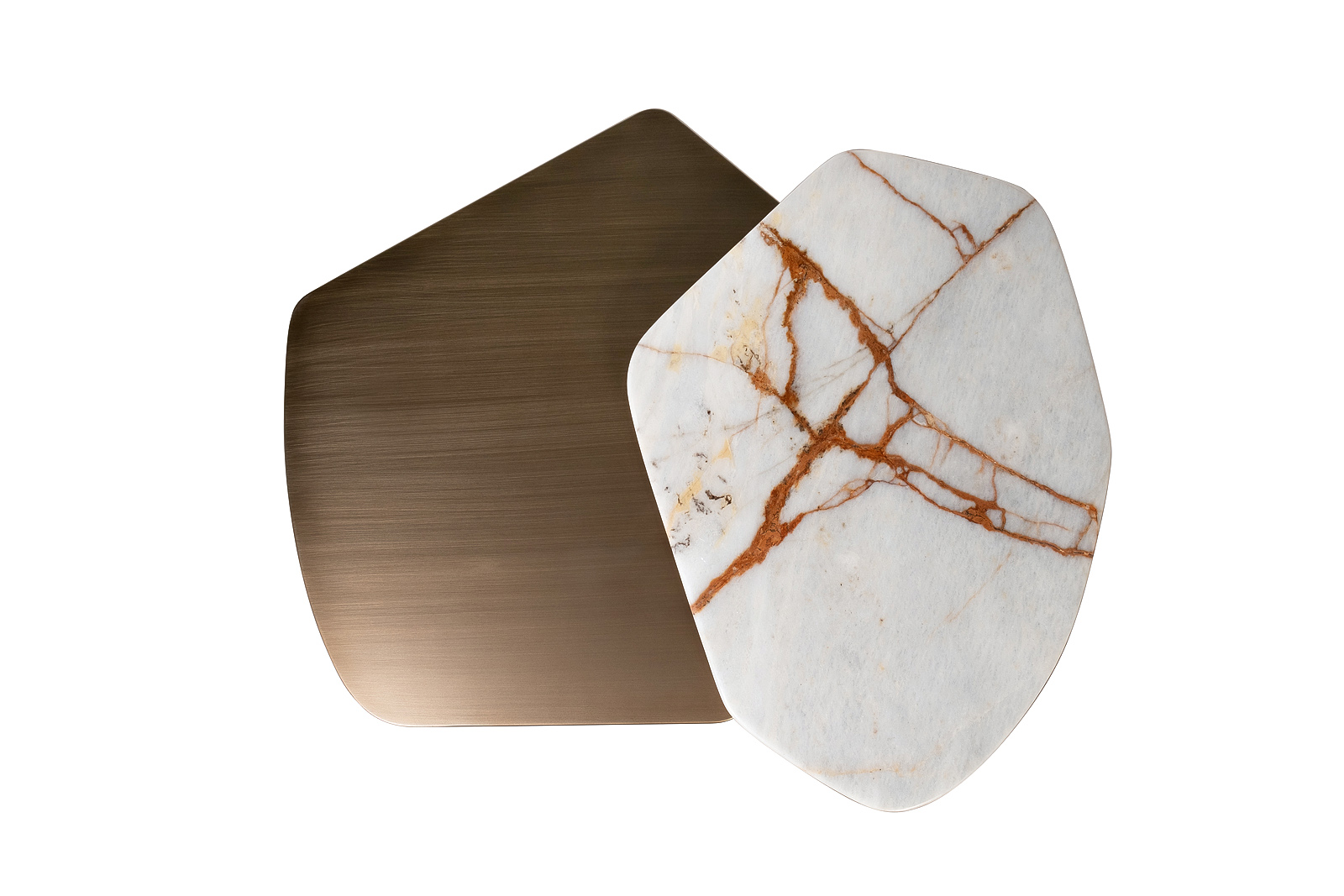 Столик журнальный Island с мрамором Garda Decor 58DB-08311