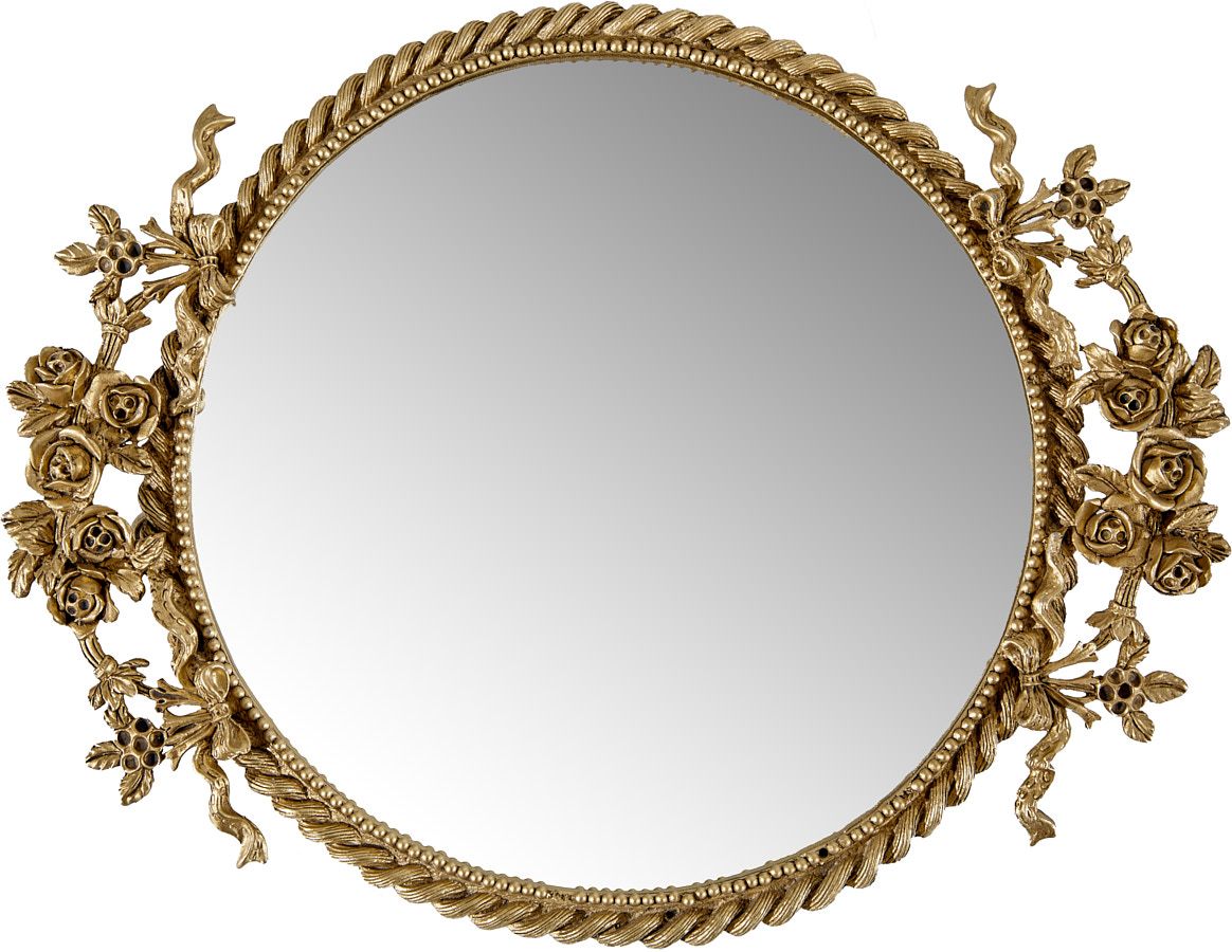 Поднос с зеркальной поверхностью Флора Glasar 57-479