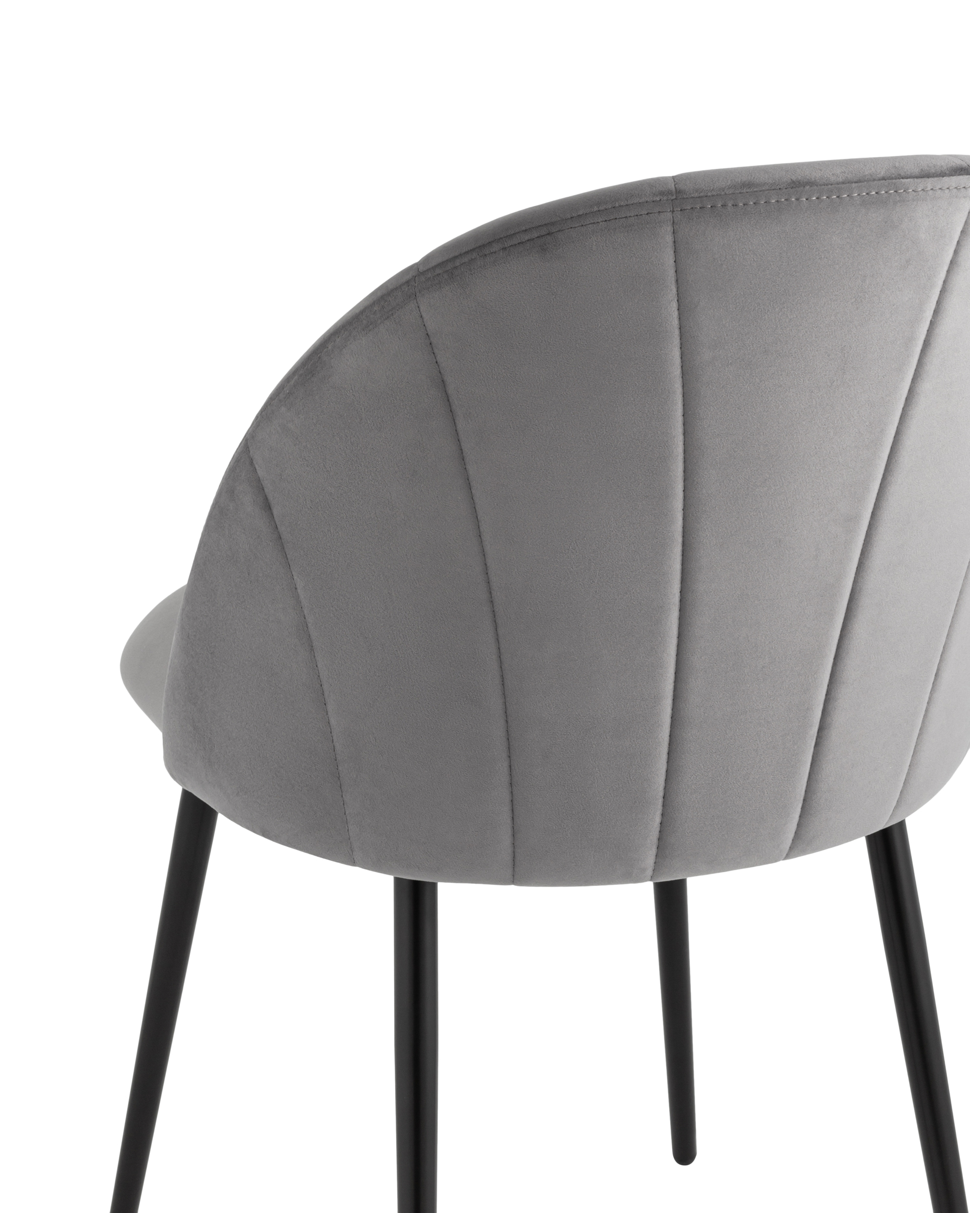Стул Логан NEW велюр серый Stool Group