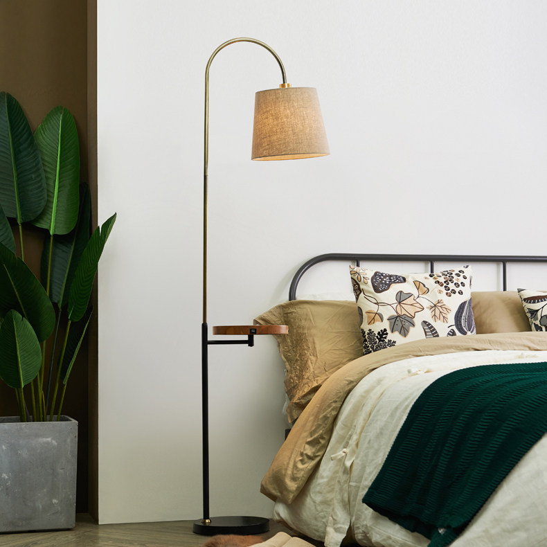 Торшер Jeff Floor Lamp in Antique Brass by ImperiumLoft