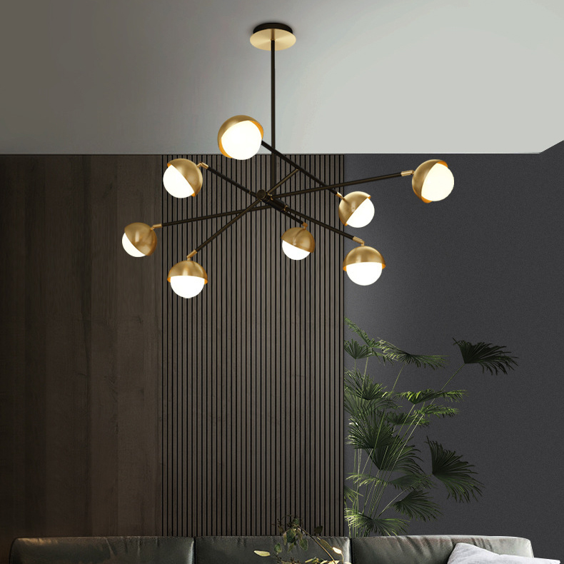 Потолочная люстра KENDALL L10 Gold by ImperiumLoft